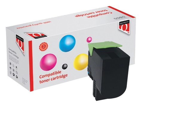 Een Tonercartridge Quantore alternatief tbv Lexmark 80C2XK0 zwart koop je bij VHK Kantoorartikelen