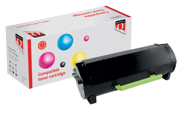 Een Tonercartridge Quantore alternatief tbv Lexmark 51B2000 zwart koop je bij VHK Kantoorartikelen