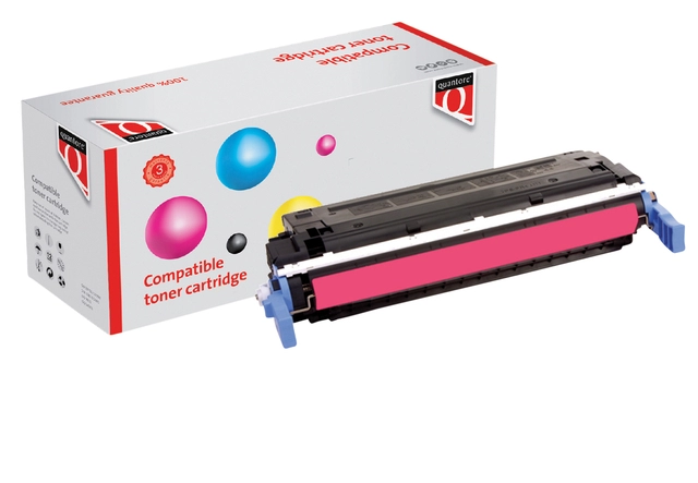 Een Tonercartridge Quantore alternatief tbv HP CB403A rood koop je bij VHK Kantoorartikelen