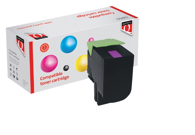 Een Tonercartridge Quantore alternatief tbv Lexmark 70C0X30 rood koop je bij Hoekmankantoorartikelen.nl