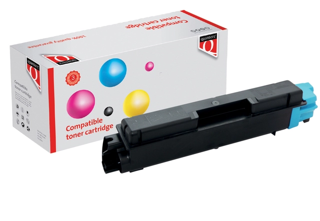 Een Toner Quantore alternatief tbv Kyocera TK-5280C blauw koop je bij Hoekmankantoorartikelen.nl