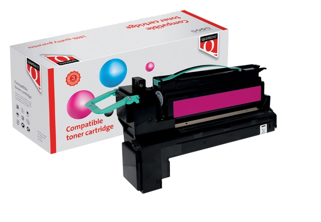 Een Tonercartridge Quantore alternatief tbv Lexmark C792X2MG rood koop je bij VHK Kantoorartikelen