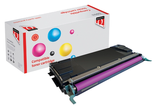 Een Tonercartridge Quantore alternatief tbv Lexmark C748H1MG rood koop je bij Hoekmankantoorartikelen.nl