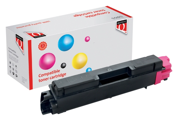 Een Toner Quantore alternatief tbv Kyocera TK-5160M rood koop je bij VHK Kantoorartikelen