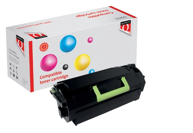 Een Tonercartridge Quantore alternatief tbv Lexmark 62D2H00 zwart koop je bij VHK Kantoorartikelen