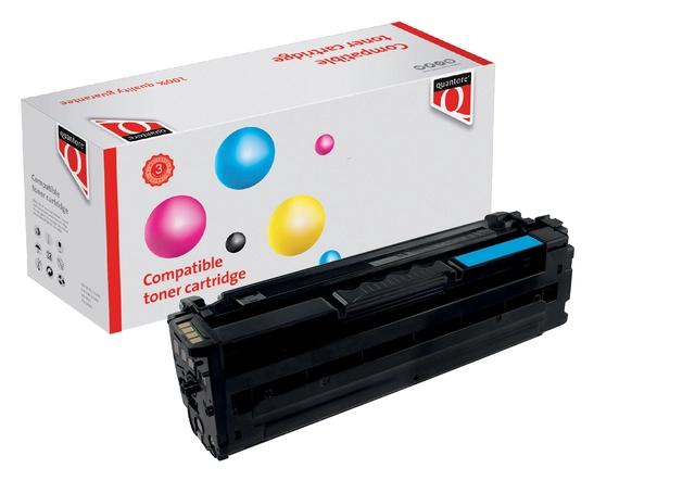 Een Tonercartridge Quantore alternatief tbv Samsung CLT-C506L/ELS blauw koop je bij VHK Kantoorartikelen