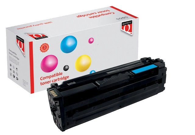 Een Tonercartridge Quantore alternatief tbv Samsung CLT-C505L/ELS blauw koop je bij VHK Kantoorartikelen