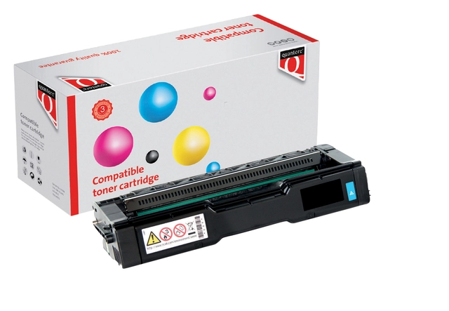 Een Toner Quantore alternatief tbv Ricoh 406480 blauw koop je bij VHK Kantoorartikelen