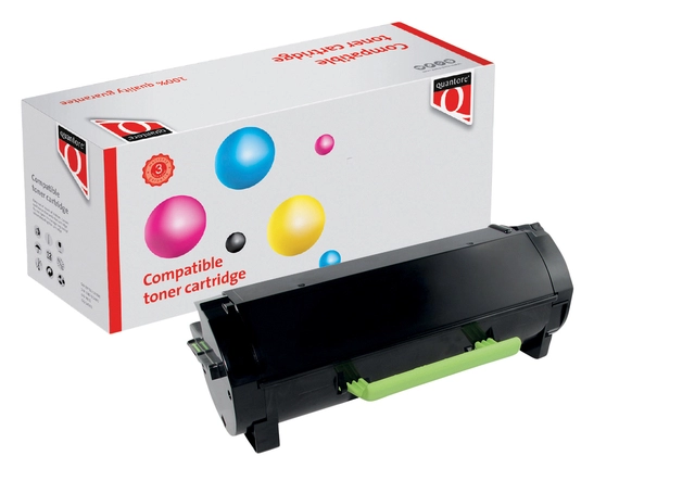 Een Tonercartridge Quantore alternatief tbv Lexmark 60F2X00 zwart koop je bij Hoekmankantoorartikelen.nl