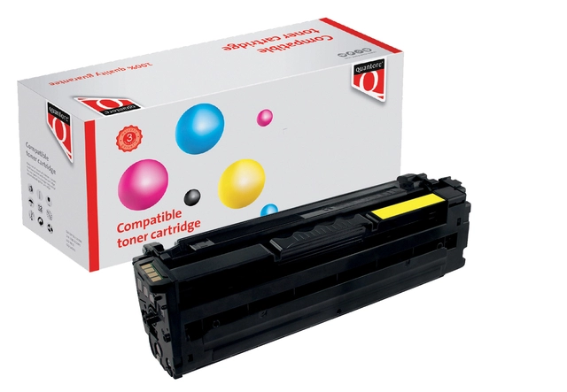 Een Toner Quantore alternatief tbv Oki 46508709 geel koop je bij VHK Kantoorartikelen