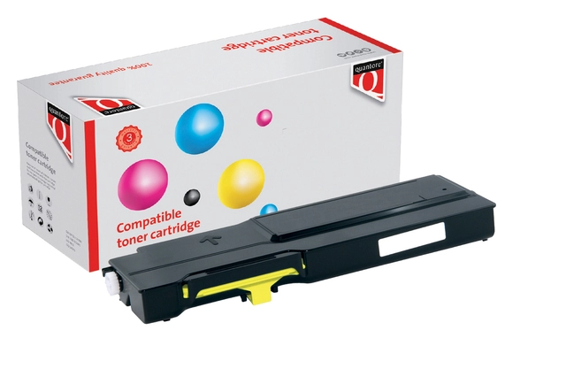 Een Tonercartridge Quantore alternatief tbv Xerox 106R02231 geel koop je bij VHK Kantoorartikelen