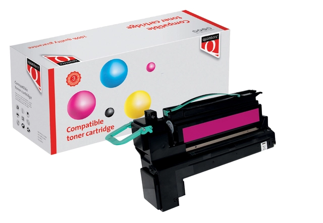 Een Tonercartridge Quantore alternatief tbv Lexmark X792X2MG rood koop je bij VHK Kantoorartikelen