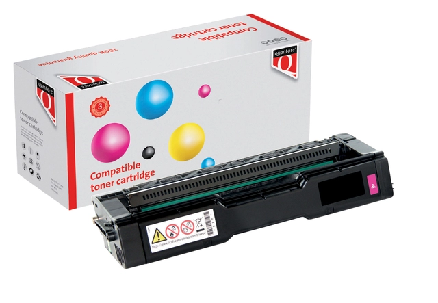 Een Toner Quantore alternatief tbv Ricoh 406481 rood koop je bij VHK Kantoorartikelen