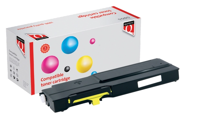 Een Tonercartridge Quantore alternatief tbv Xerox 106R03517 geel koop je bij VHK Kantoorartikelen