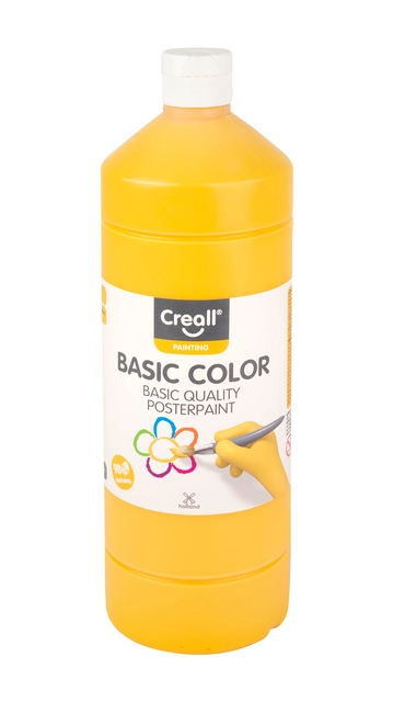 Een Plakkaatverf Creall basic donkergeel 1000ml koop je bij VHK Kantoorartikelen