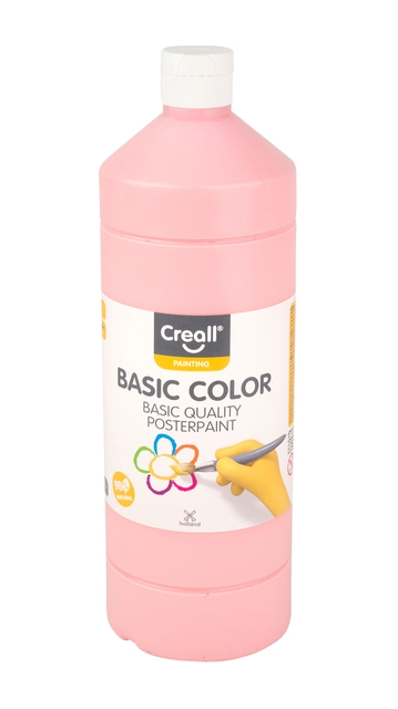 Een Plakkaatverf Creall basic roze 1000ml koop je bij VHK Kantoorartikelen