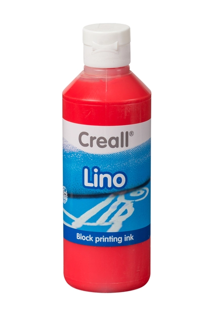 Een Linoleumverf Creall Lino lichtrood 250ml koop je bij VHK Kantoorartikelen