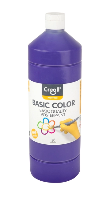 Een Plakkaatverf Creall basic paars 1000ml koop je bij VHK Kantoorartikelen