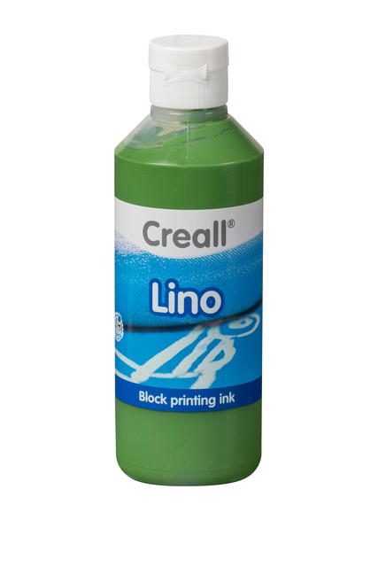 Een Linoleumverf Creall Lino groen 250ml koop je bij VHK Kantoorartikelen