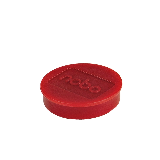 Een Magneet Nobo 32mm 800gr rood 10 stuks koop je bij VHK Kantoorartikelen