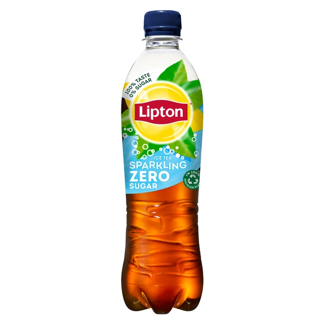 Een Frisdrank Lipton Ice Tea sparkling zero petfles 500ml koop je bij VHK Kantoorartikelen