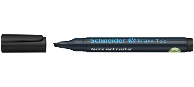 Een Viltstift Schneider Maxx 133 beitel 1-4mm zwart koop je bij VHK Kantoorartikelen