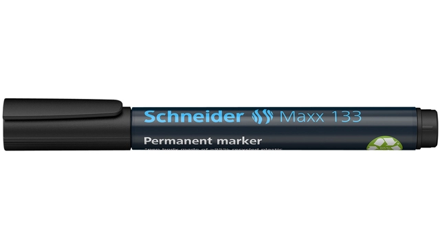 Een Viltstift Schneider Maxx 133 beitel 1-4mm zwart koop je bij VHK Kantoorartikelen