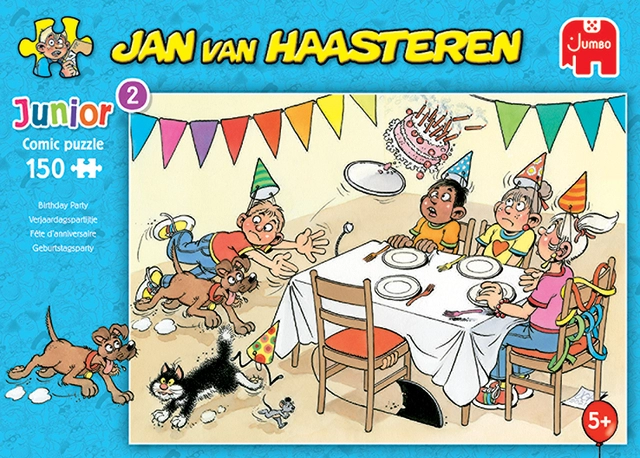 Een Puzzel Jan van Haasteren Junior Verjaardagspartijtje 150 stukjes koop je bij The Cartridge Shop bvba