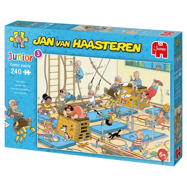 Een Puzzel Jan van Haasteren Junior Apenkooien 240 stukjes koop je bij The Cartridge Shop bvba