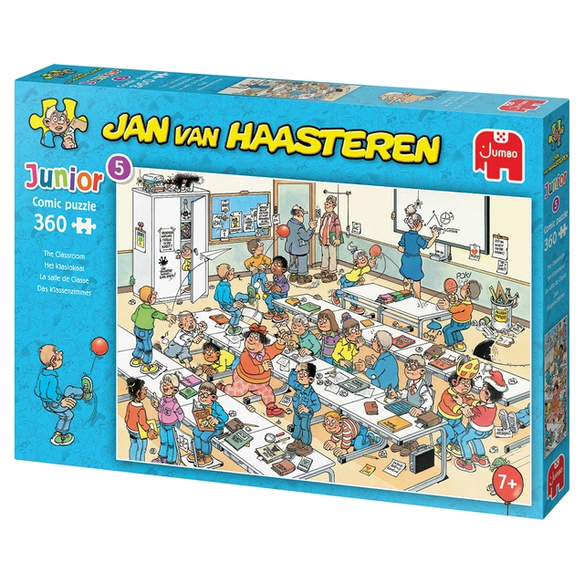 Een Puzzel Jan van Haasteren Junior Het Klaslokaal 360 stukjes koop je bij The Cartridge Shop bvba