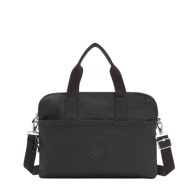 Een Laptoptas Kipling Elsil black noir koop je bij VHK Kantoorartikelen