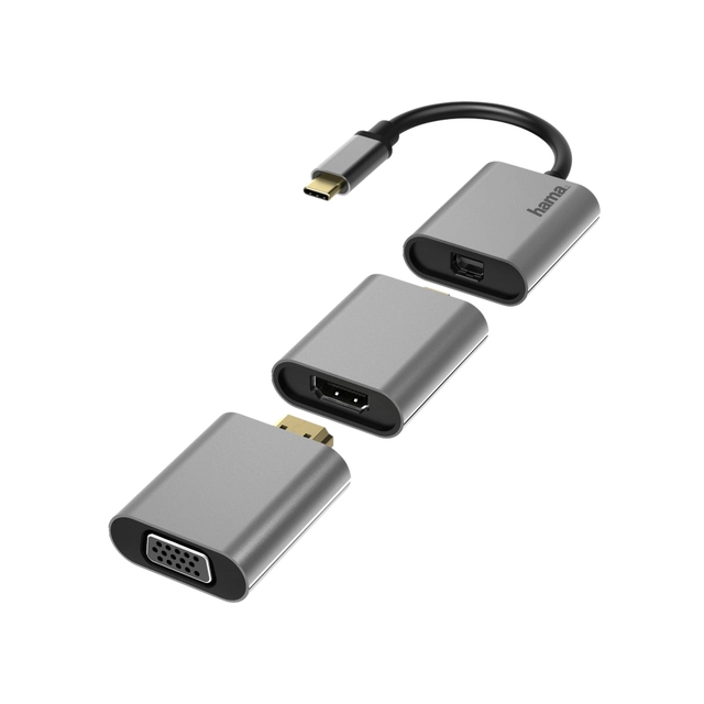 Een Adapter Hama Video 6-in-1 aluminium koop je bij VHK Kantoorartikelen