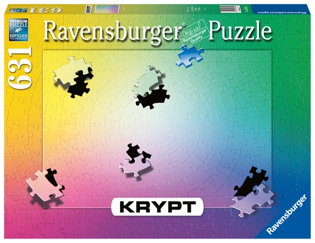 Een Puzzel Ravensburger Kryp Gradient 631 stukjes koop je bij VHK Kantoorartikelen