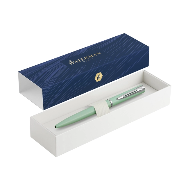 Een Balpen Waterman Allure pastel green lacquer CT medium koop je bij VHK Kantoorartikelen