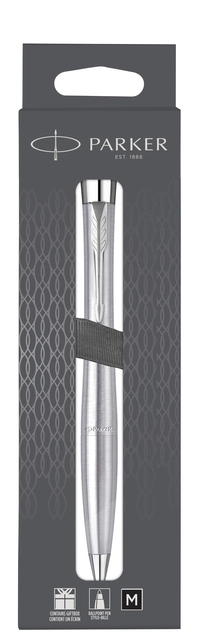 Een Balpen Parker Urban twist metro metallic CT medium blister à 1 stuk koop je bij VHK Kantoorartikelen