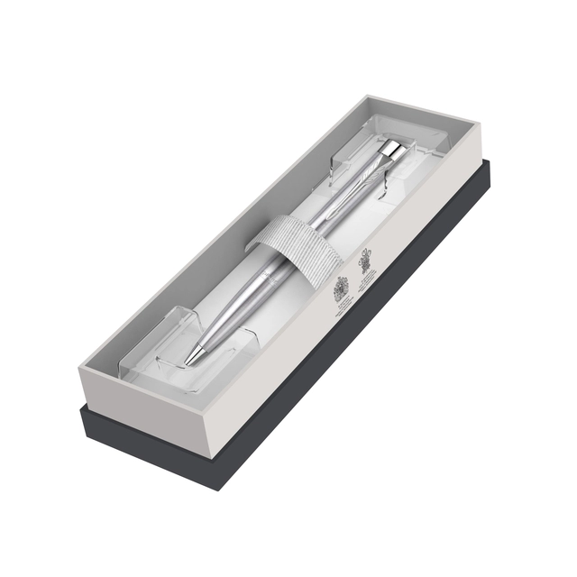 Een Balpen Parker Urban twist metro metallic CT medium blister à 1 stuk koop je bij VHK Kantoorartikelen