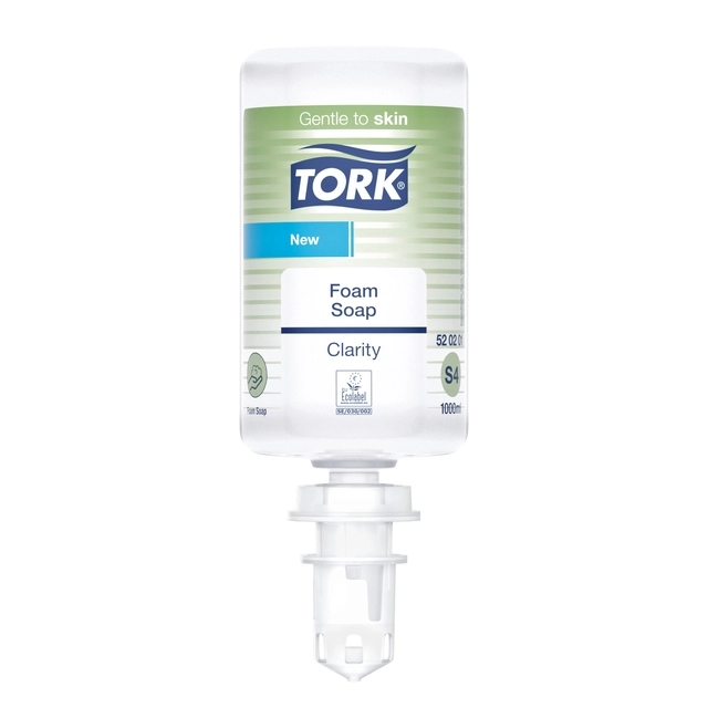 Een Handzeep Tork Clarity S4 foam 1000ml 520201 koop je bij VHK Kantoorartikelen