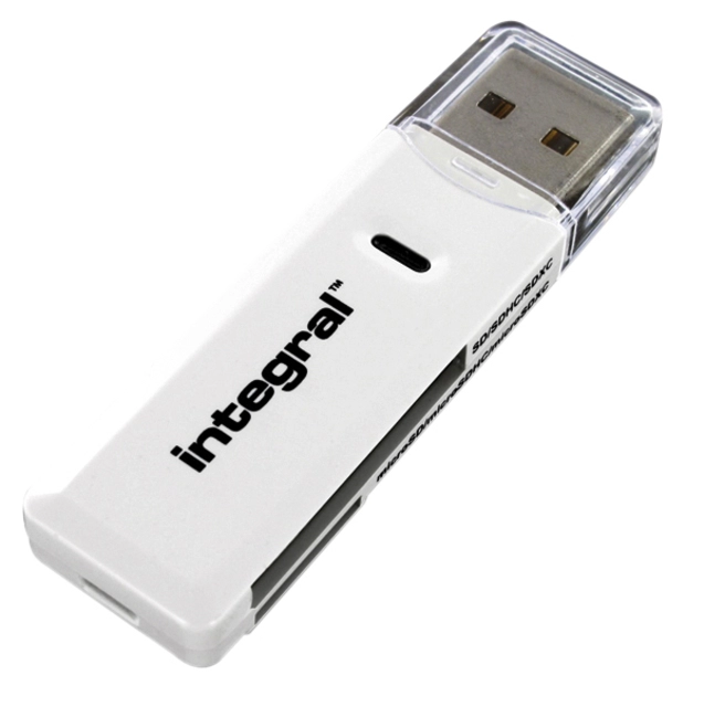 Een Kaartlezer Integral 2.0 USB-A SD-microSD koop je bij VHK Kantoorartikelen