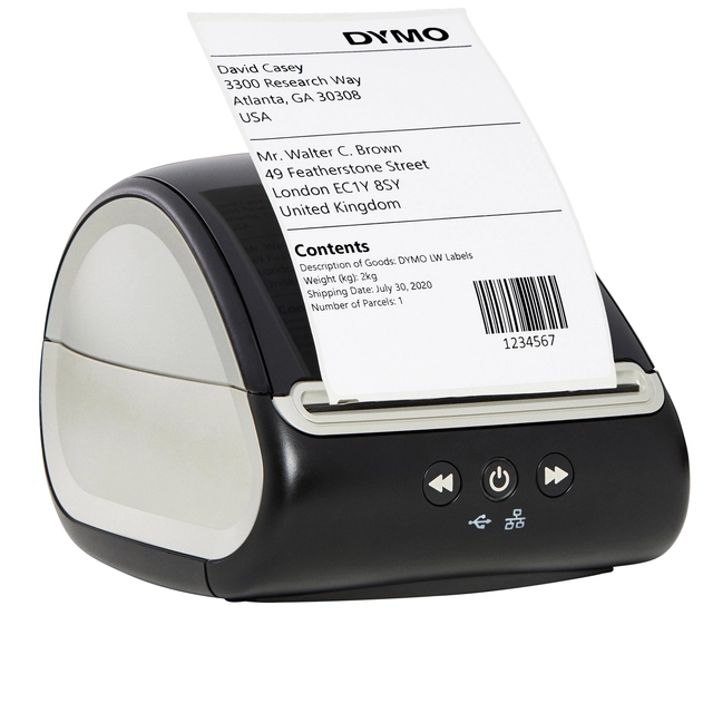 Een Labelprinter Dymo LabelWriter 5XL desktop zwart koop je bij VHK Kantoorartikelen