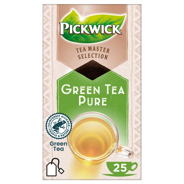 Een Thee Pickwick Master Selection green pure 25st koop je bij VHK Kantoorartikelen