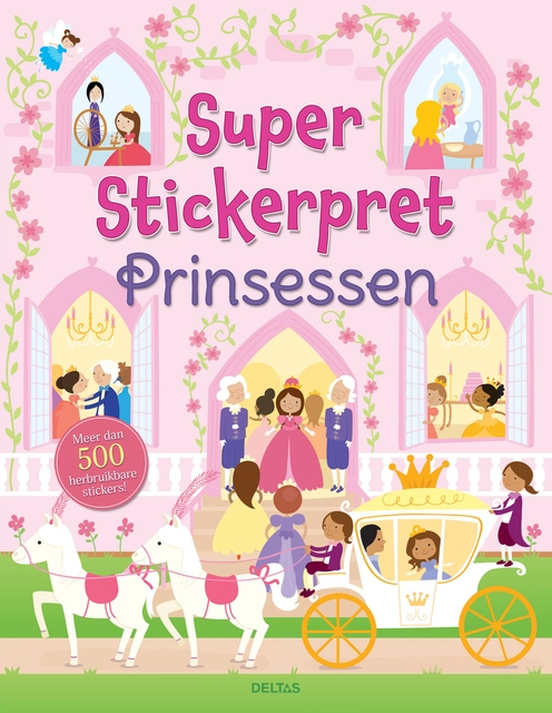 Een Stickerboek Deltas Super Stickerpret prinsessen koop je bij VHK Kantoorartikelen