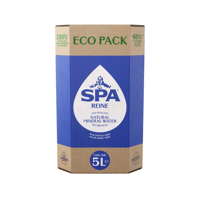 Een Water Spa Reine blauw Eco Pack 5 liter koop je bij VHK Kantoorartikelen