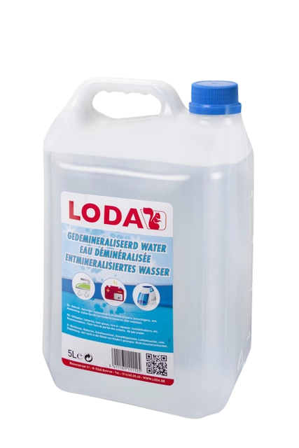 Een Water Loda gedemineraliseerd 5l koop je bij VHK Kantoorartikelen