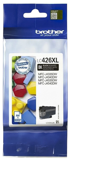 Een Inktcartridge Brother LC-426XLBK zwart koop je bij Hoekmankantoorartikelen.nl