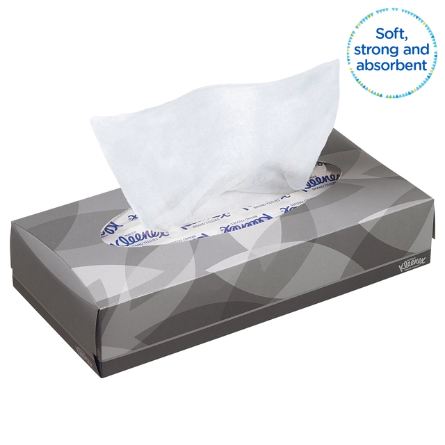 Een Facial tissues Kleenex standaard 2-laags 21x100stuks wit 8835 koop je bij VHK Kantoorartikelen