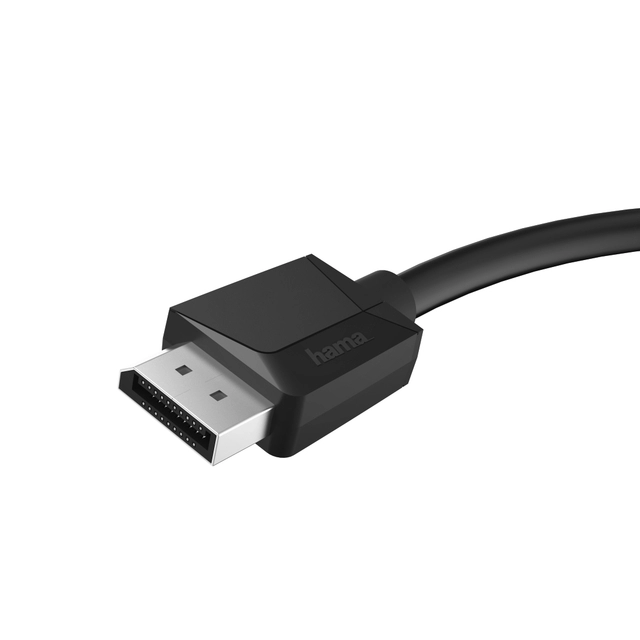 Een Kabel Hama Displayport 1,5 meter zwart koop je bij VHK Kantoorartikelen