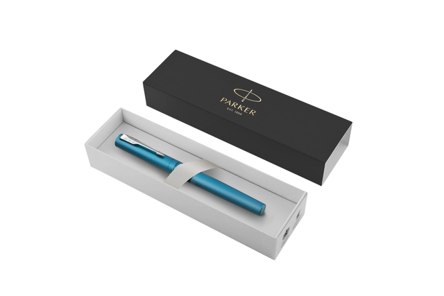 Een Rollerpen Parker Vector XL teal medium koop je bij VHK Kantoorartikelen