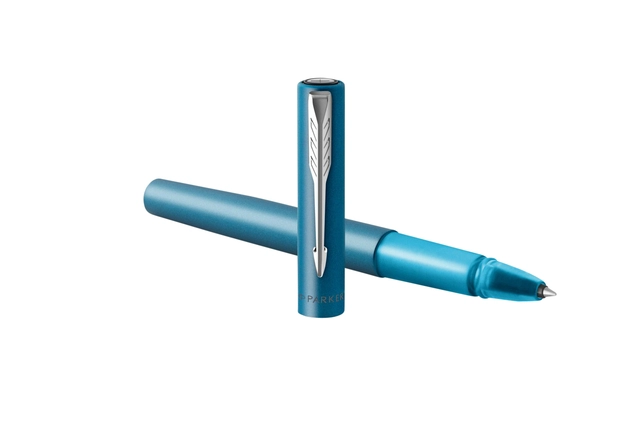 Een Rollerpen Parker Vector XL teal medium koop je bij VHK Kantoorartikelen