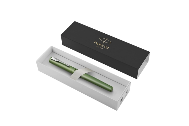 Een Rollerpen Parker Vector XL green medium koop je bij VHK Kantoorartikelen