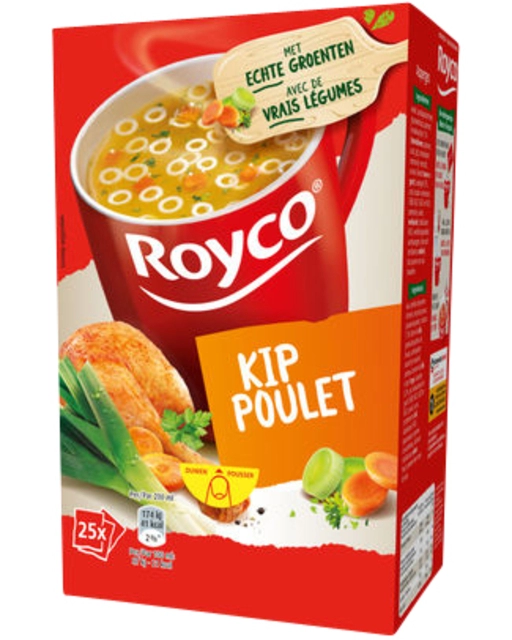 Een Soep Royco kip classic 25 zakjes koop je bij VHK Kantoorartikelen